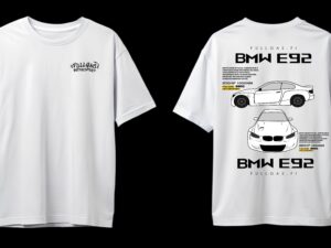 BMW E92 T-PAITA valkoinen